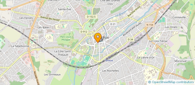 localisation de l'entreprise SARL HJ à DREUX