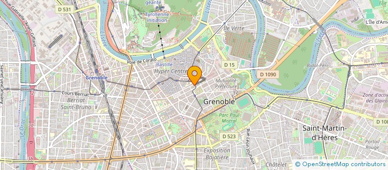 localisation de l'entreprise SARL HLC NATURA FORME à GRENOBLE