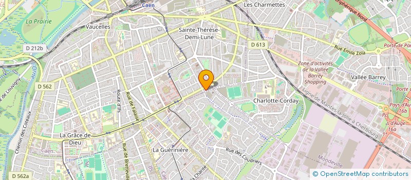 localisation de l'entreprise SARL HLI à CAEN