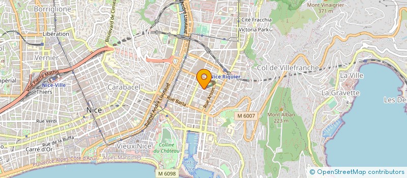 localisation de l'entreprise SARL HM BAT à NICE