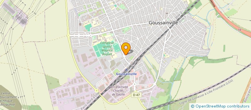 localisation de l'entreprise SARL HOANG SON  GOUSSAINVILLE