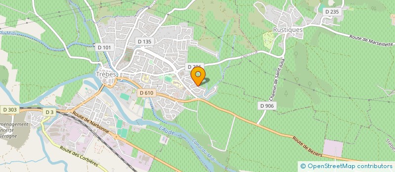 localisation de l'entreprise SARL HOBBI & HACK à TREBES