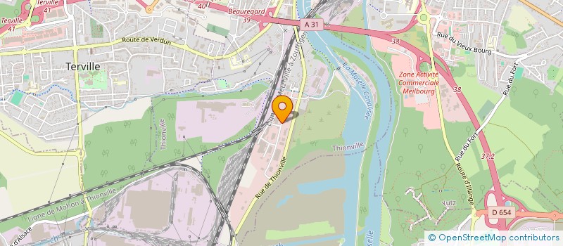 localisation de l'entreprise SARL HOCH FRERES à THIONVILLE
