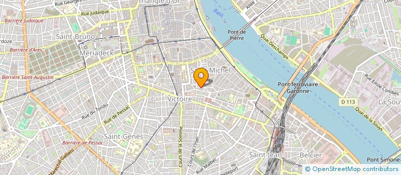 localisation de l'entreprise SARL HOGUET INVEST à BORDEAUX