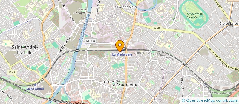 localisation de l'entreprise SARL HOLCLER à LA MADELEINE
