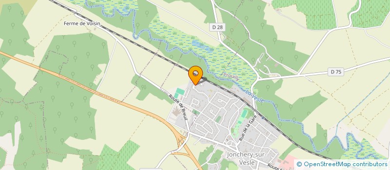localisation de l'entreprise SARL HOLDING BULLE D'HAIR  JONCHERY-SUR-VESLE
