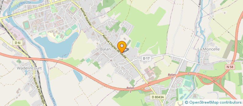 localisation de l'entreprise SARL HOLDING CHLOE  BALAN