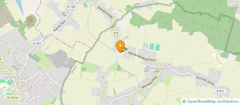 localisation de l'entreprise SARL HOLDING DE GESTION N.O.V.A  RAIMBEAUCOURT