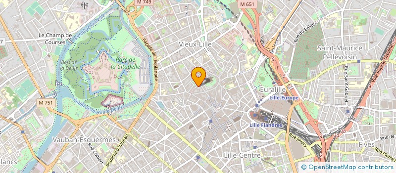 localisation de l'entreprise SARL HOLDING DEDECKER à LILLE