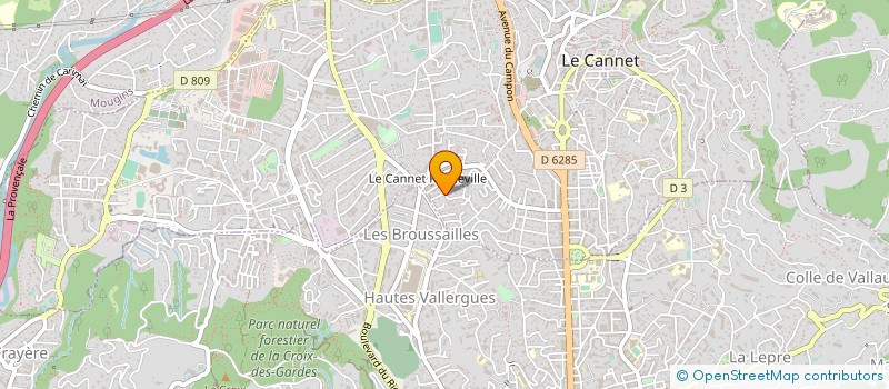 localisation de l'entreprise SARL HOLDING DELATTRE à LE CANNET