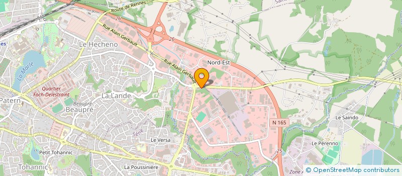 localisation de l'entreprise SARL HOLDING DU PONT ROMAIN à VANNES