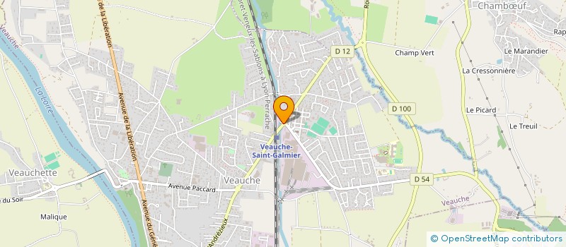 localisation de l'entreprise SARL HOLDING FRERY  VEAUCHE