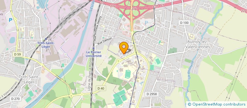 localisation de l'entreprise SARL HOLDING JIEFEBERNIO  AULNOY-LEZ-VALENCIENNES