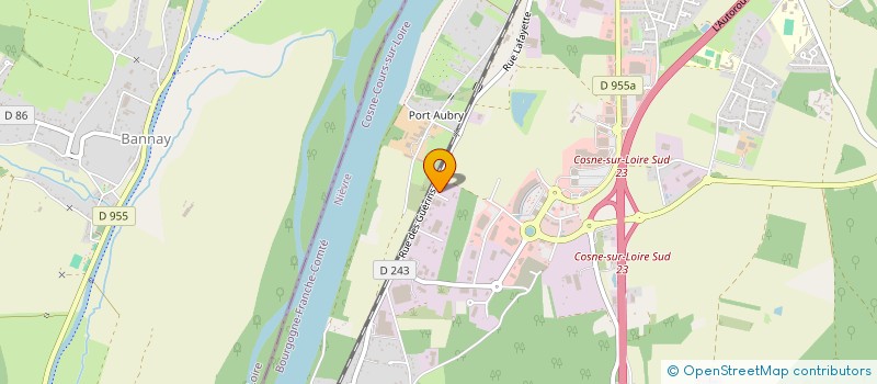 localisation de l'entreprise SARL HOLDING MVDL à COSNE-COURS-SUR-LOIRE
