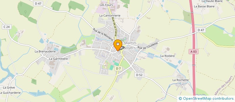 localisation de l'entreprise SARL HOLDING PIVO à SAINT-MARTIN-DES-NOYERS