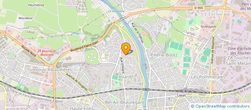 localisation de l'entreprise SARL HOLDING THOMAS HUCHEDE à LAVAL