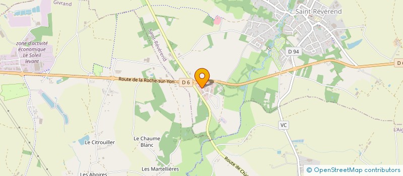 localisation de l'entreprise SARL HOLDING TPMG  SAINT-REVEREND