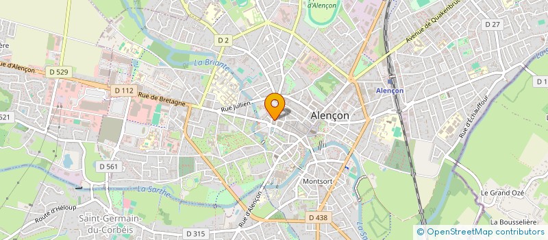 localisation de l'entreprise SARL HOLDING TRADIVIN à ALENCON