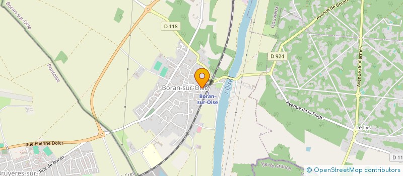 localisation de l'entreprise SARL HOME CONSTRUCTION  BORAN-SUR-OISE