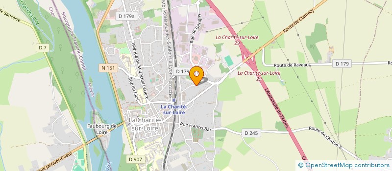 localisation de l'entreprise SARL HOME TO HOME SERVICES à LA CHARITE-SUR-LOIRE