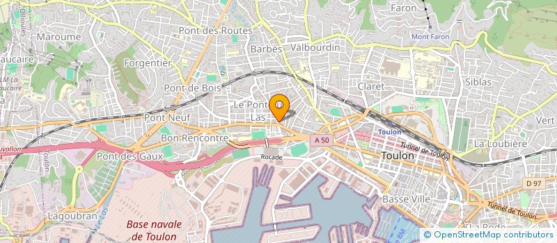 localisation de l'entreprise SARL HONOFREN  TOULON