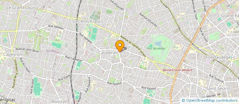 localisation de l'entreprise SARL HONORE à BORDEAUX