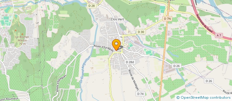 localisation de l'entreprise SARL HONORE GIRARD ET FILS  NOVES