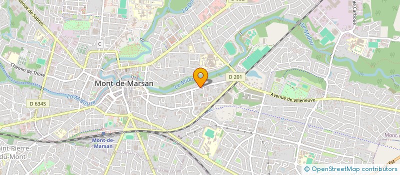 localisation de l'entreprise SARL HONTANS à MONT-DE-MARSAN