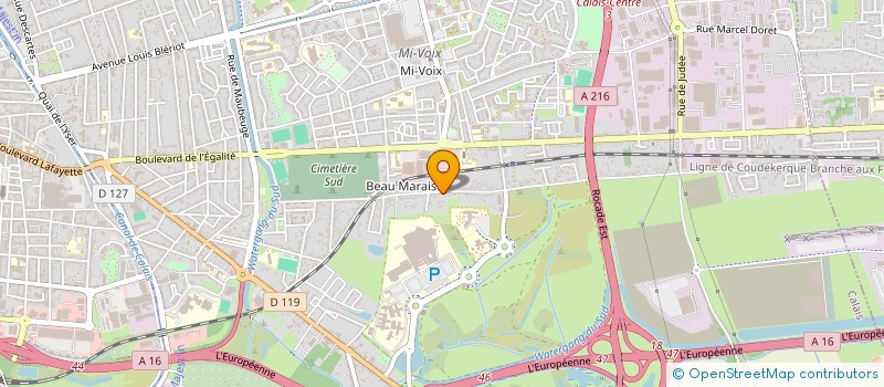 localisation de l'entreprise SARL HONVAULT à CALAIS