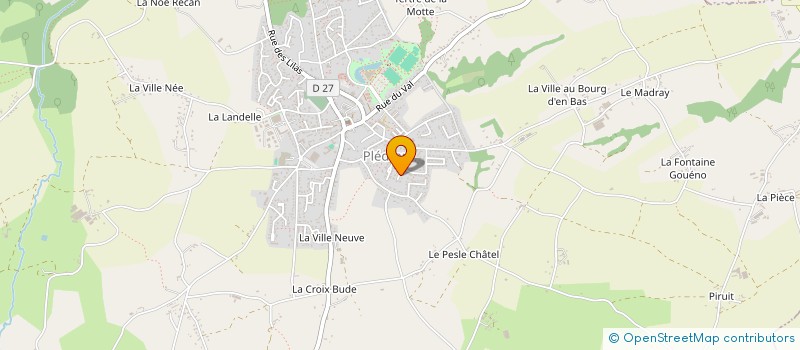 localisation de l'entreprise SARL HOP LA BOUM LOISIRS  PLEDRAN