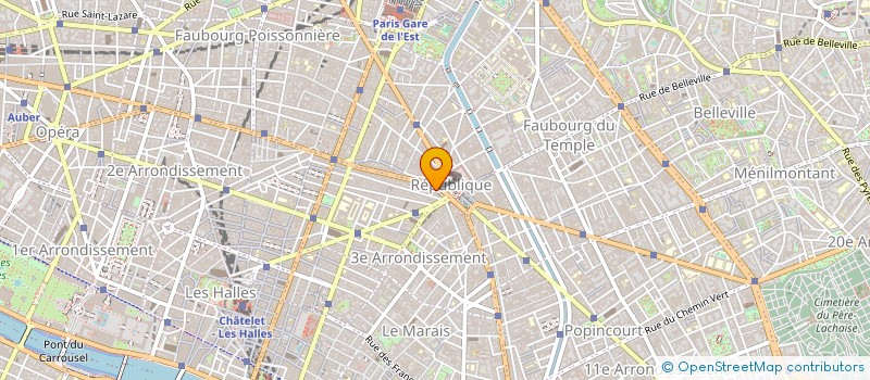 localisation de l'entreprise SARL HOPE-AJM à PARIS