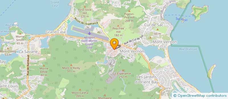 localisation de l'entreprise SARL HOPE MINI MARKET  SAINT MARTIN