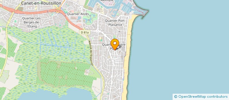 localisation de l'entreprise SARL HOPI  CANET-EN-ROUSSILLON