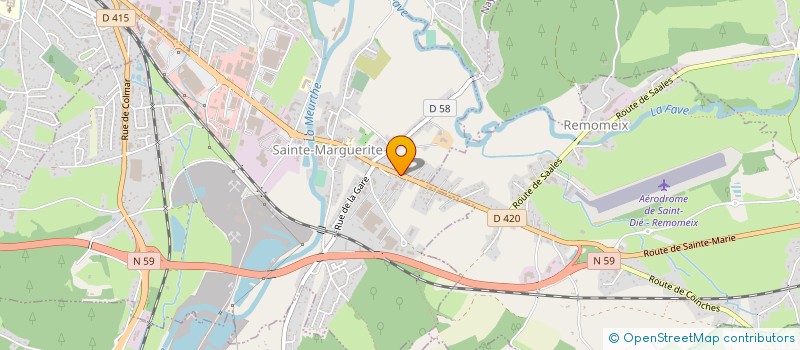 localisation de l'entreprise SARL HORIZON  SAINTE-MARGUERITE