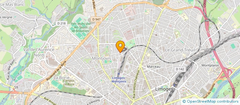 localisation de l'entreprise SARL HORIZON à LIMOGES
