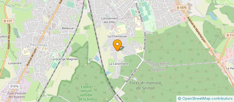 localisation de l'entreprise SARL HORLOGERIE BIJOUTERIE DOYAT à PERONNAS