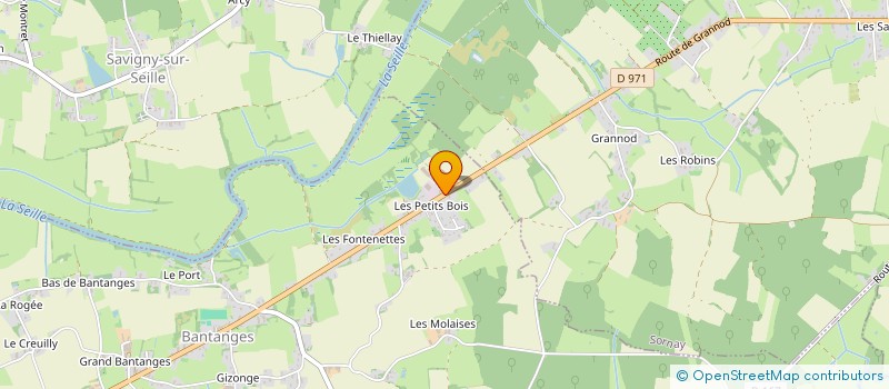 localisation de l'entreprise SARL HORTICULTURE DES PETITS BOIS à BANTANGES