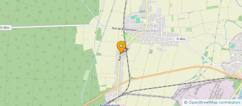 localisation de l'entreprise SARL HORTICULTURE GUYOT  BANTZENHEIM