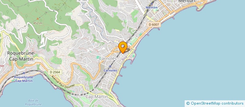 localisation de l'entreprise SARL HORTIFLORE à ROQUEBRUNE-CAP-MARTIN
