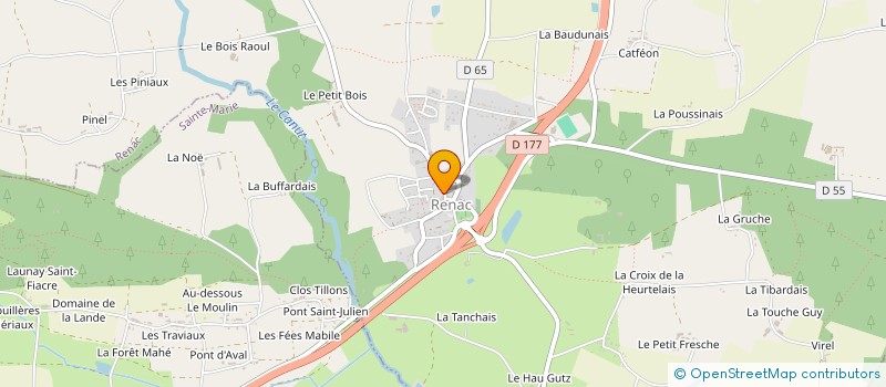 localisation de l'entreprise SARL HORTUS  RENAC