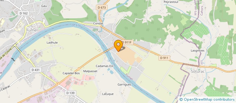 localisation de l'entreprise SARL HORTY FUMEL à FUMEL