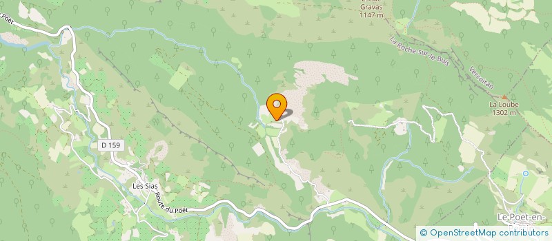 localisation de l'entreprise SARL HOSTELLERIE DE LA DROME  BUIS-LES-BARONNIES