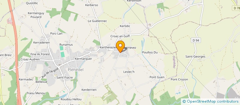 localisation de l'entreprise SARL HOT BOX à PLEHEDEL