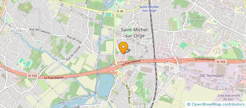 localisation de l'entreprise SARL HOT'GAM à SAINT-MICHEL-SUR-ORGE