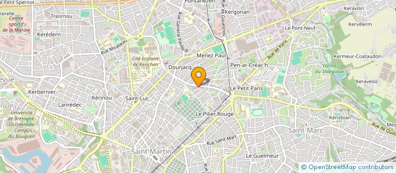 localisation de l'entreprise SARL HOT PIZZA à BREST