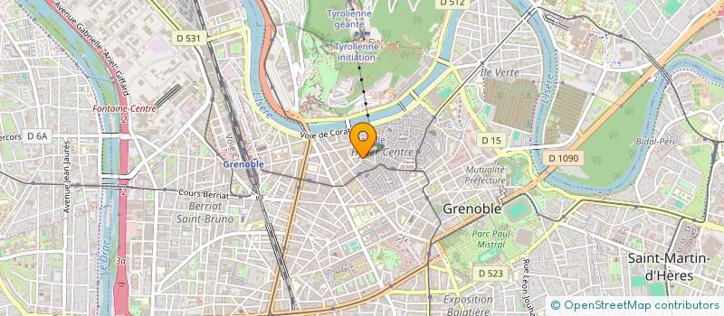 localisation de l'entreprise SARL HOTEL ACACIA à GRENOBLE