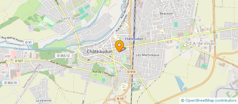 localisation de l'entreprise SARL HOTEL DE BEAUCE à CHATEAUDUN