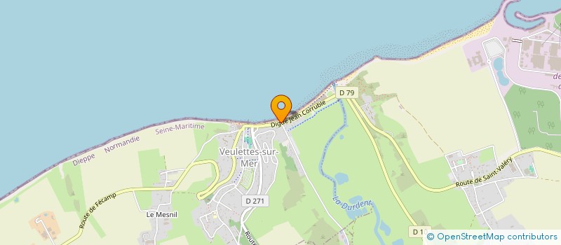 localisation de l'entreprise SARL HOTEL DE LA MER  VEULETTES-SUR-MER