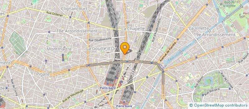 localisation de l'entreprise SARL HOTEL DE LA PAIX  PARIS