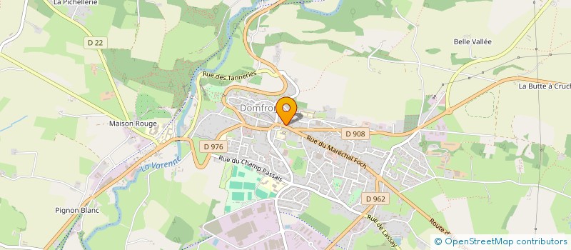 localisation de l'entreprise SARL HOTEL DE LA POSTE à DOMFRONT-EN-POIRAIE